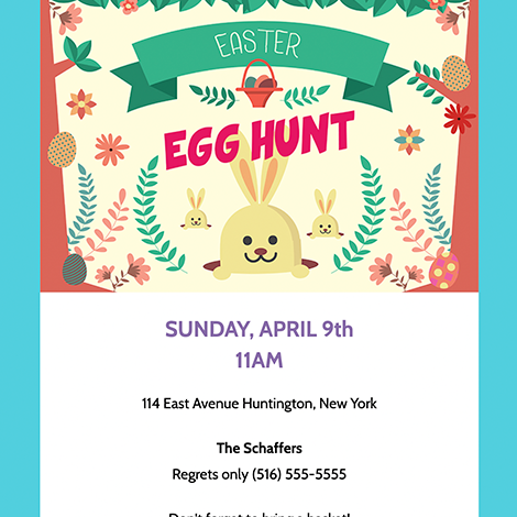 Easter Egg Hunt Invite